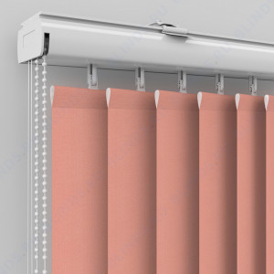 Вертикальные тканевые жалюзи Лайн II темно-розовый - фото механизма