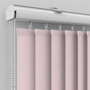 Вертикальные тканевые жалюзи Мальта светло-розовый - фото механизма