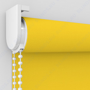 Рулонные шторы Louvolite Альфа ярко-желтый - фото механизма