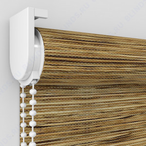 Рулонные шторы Louvolite Сафари светло-коричневый - фото механизма