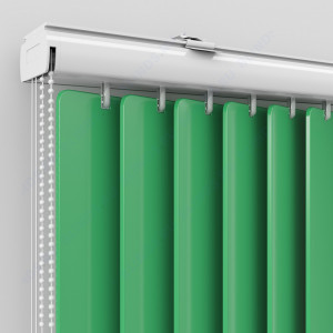 Вертикальные пластиковые жалюзи Стандарт зеленый - фото механизма