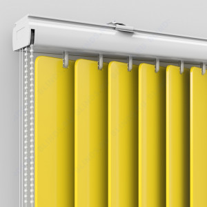Вертикальные пластиковые жалюзи Стандарт желтый - фото механизма