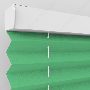 Штора плиссе тканевая Креп перла зеленый - фото механизма