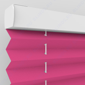 Штора плиссе тканевая Опера розовый - фото механизма
