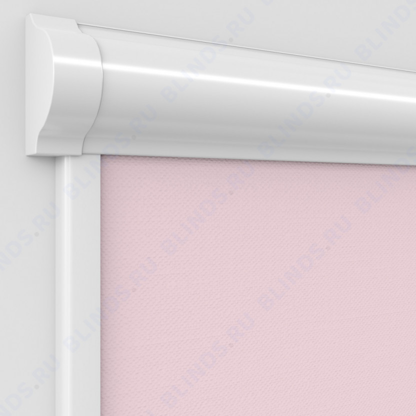 Рулонные тканевые жалюзи Уни-2 Перл светло-розовый