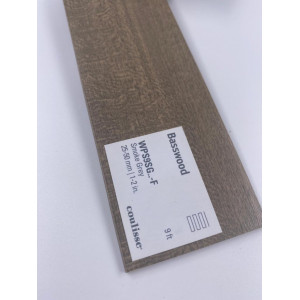 Горизонтальные деревянные жалюзи Coulisse 50 мм WPS9SG-F Smoke Grey - фото материала