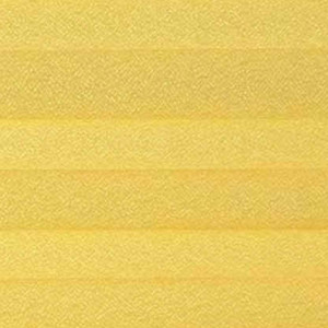 Штора плиссе тканевая Креп лимонный - фото материала