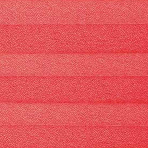 Штора плиссе тканевая Креп красный - фото материала