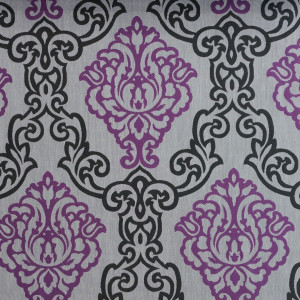 Римские шторы Франческа тёмно-лиловый - фото материала